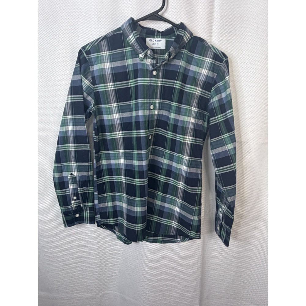 Old Navy Boys Button Down Long Sleeve Shirt Sz XL
